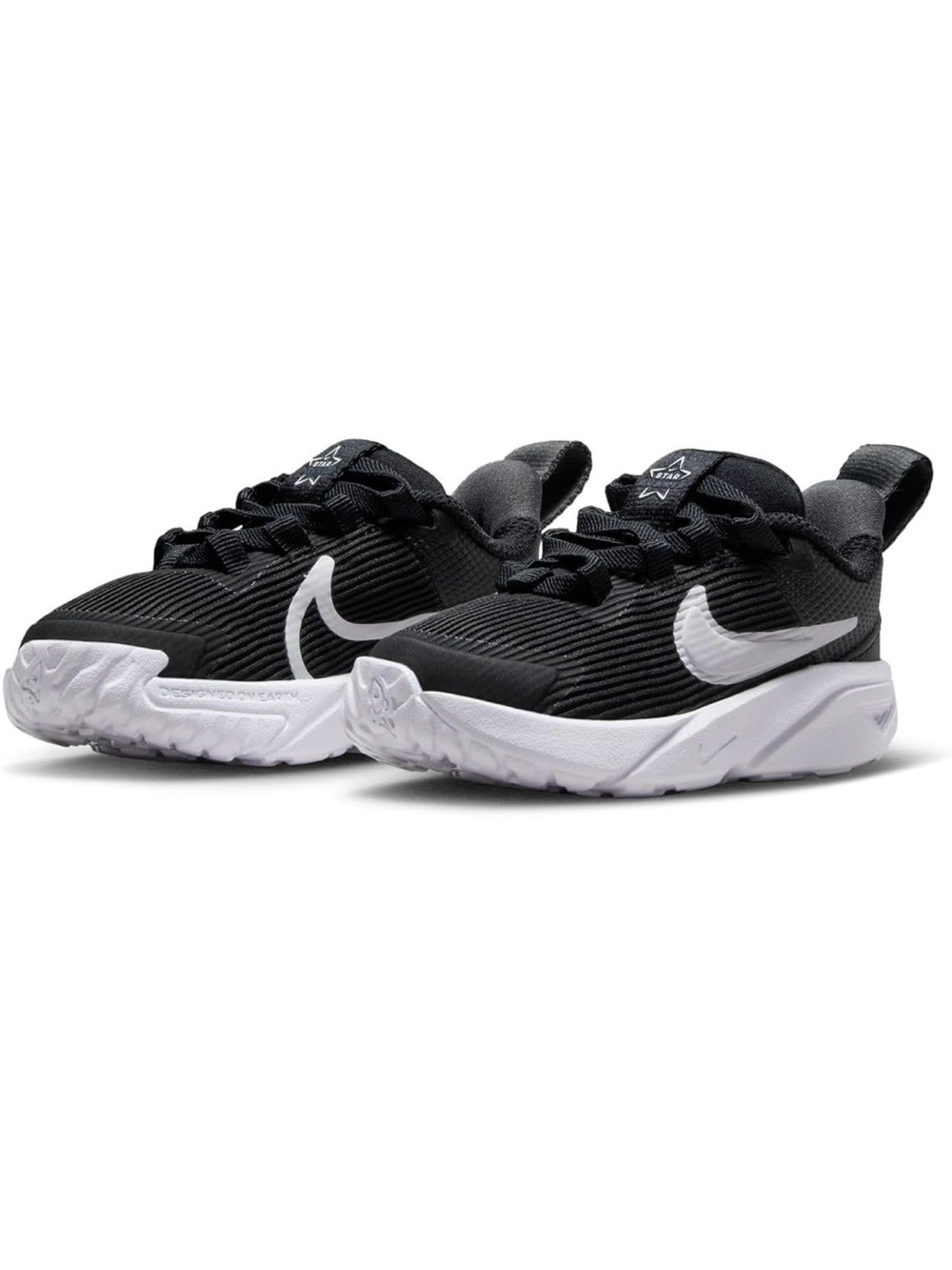 Nike Kids Black and White Lightweight Sneakers